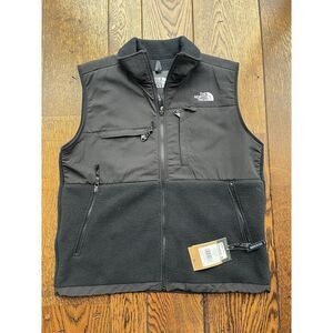 The North Face Men's Retro Denali Vest Black Fleece Jacket Zipper Medium New